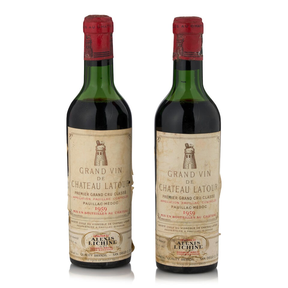 Château Latour, 1959 (2 bottles, 375ml) (1 of 1)