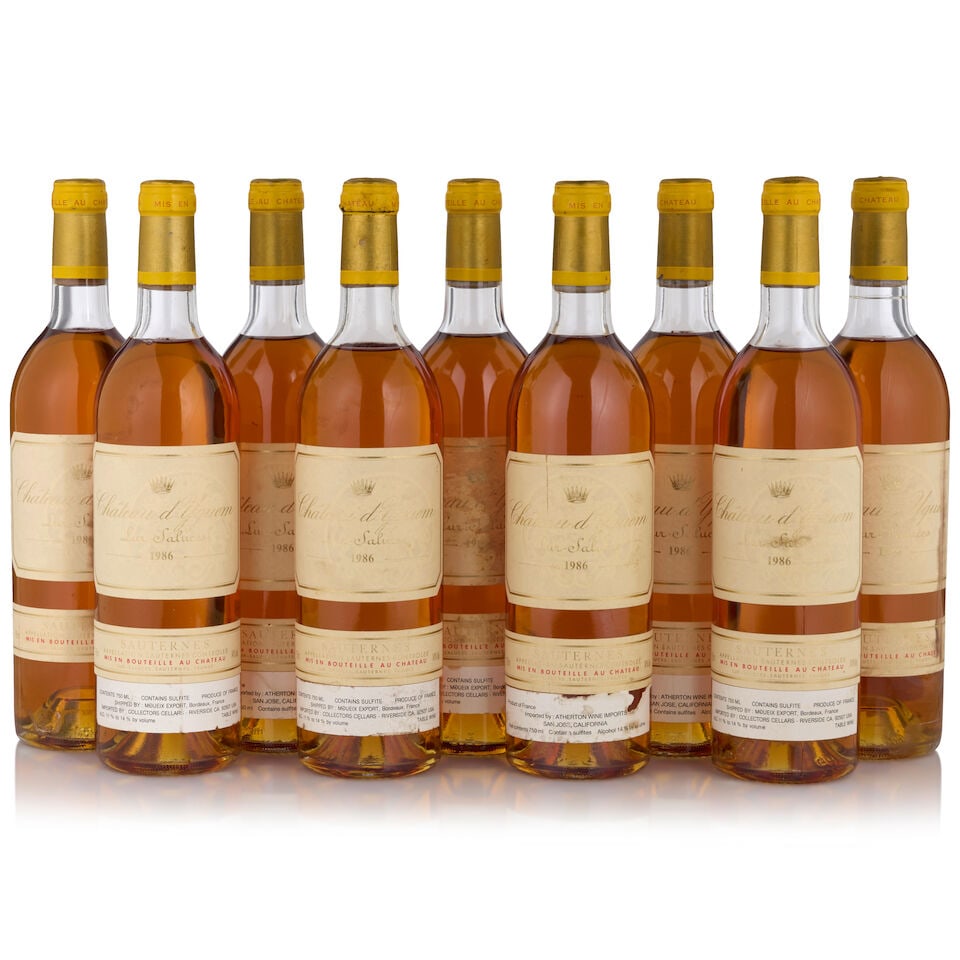 Château d'Yquem, 1986 (9 bottles, 750ml) (1 of 1)