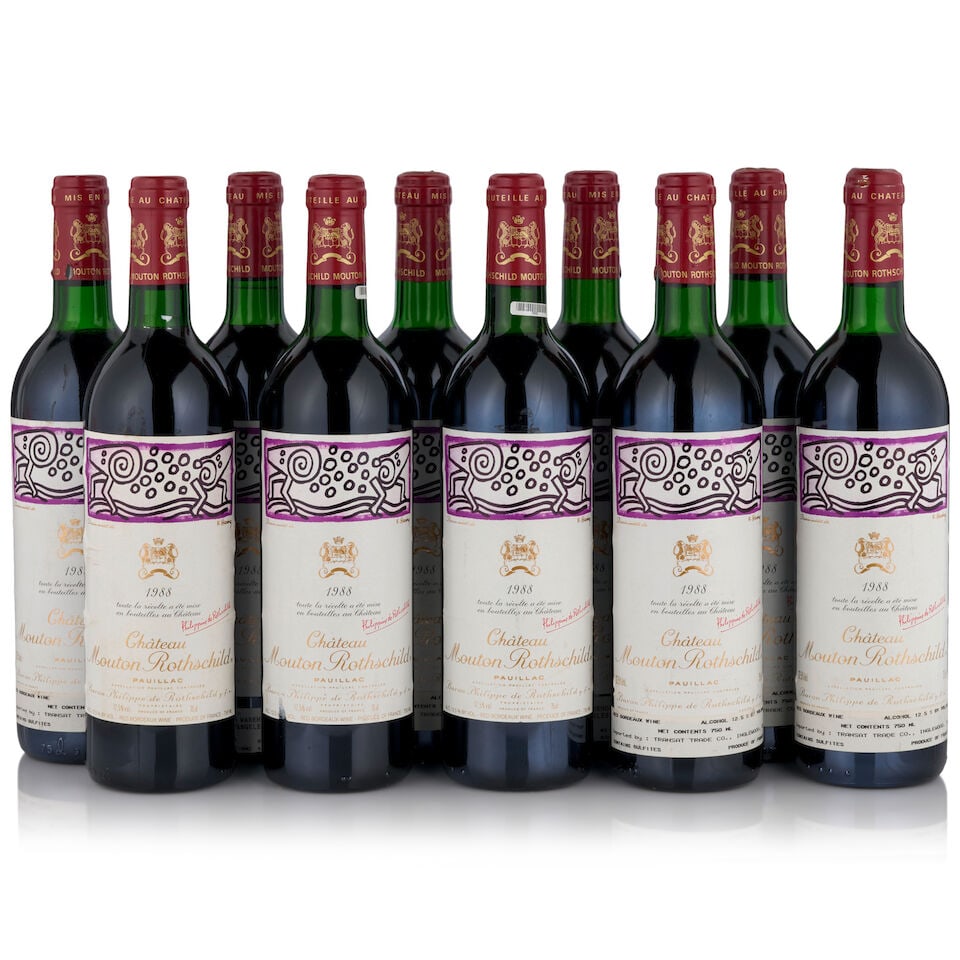 Château Mouton Rothschild, 1988 (10 bottles, 750ml) (1 of 1)