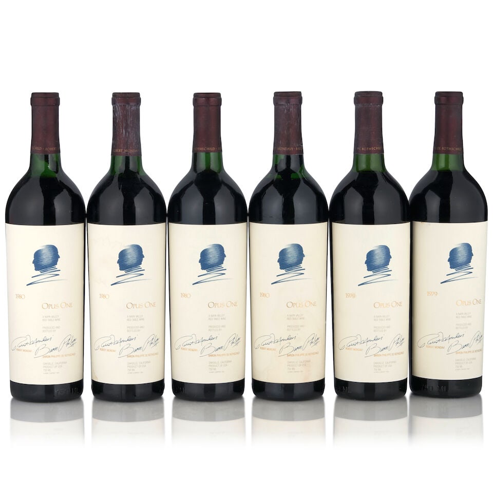 Opus One, 1979 (2 bottles, 750ml) Opus One, 1980 (4 bottles, 750ml) (1 of 1)
