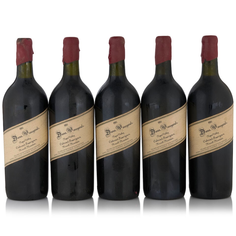 Dunn Vineyards, Cabernet Sauvignon Howell Mountain, 1981 (5 bottles, 1.5L) (1 of 1)