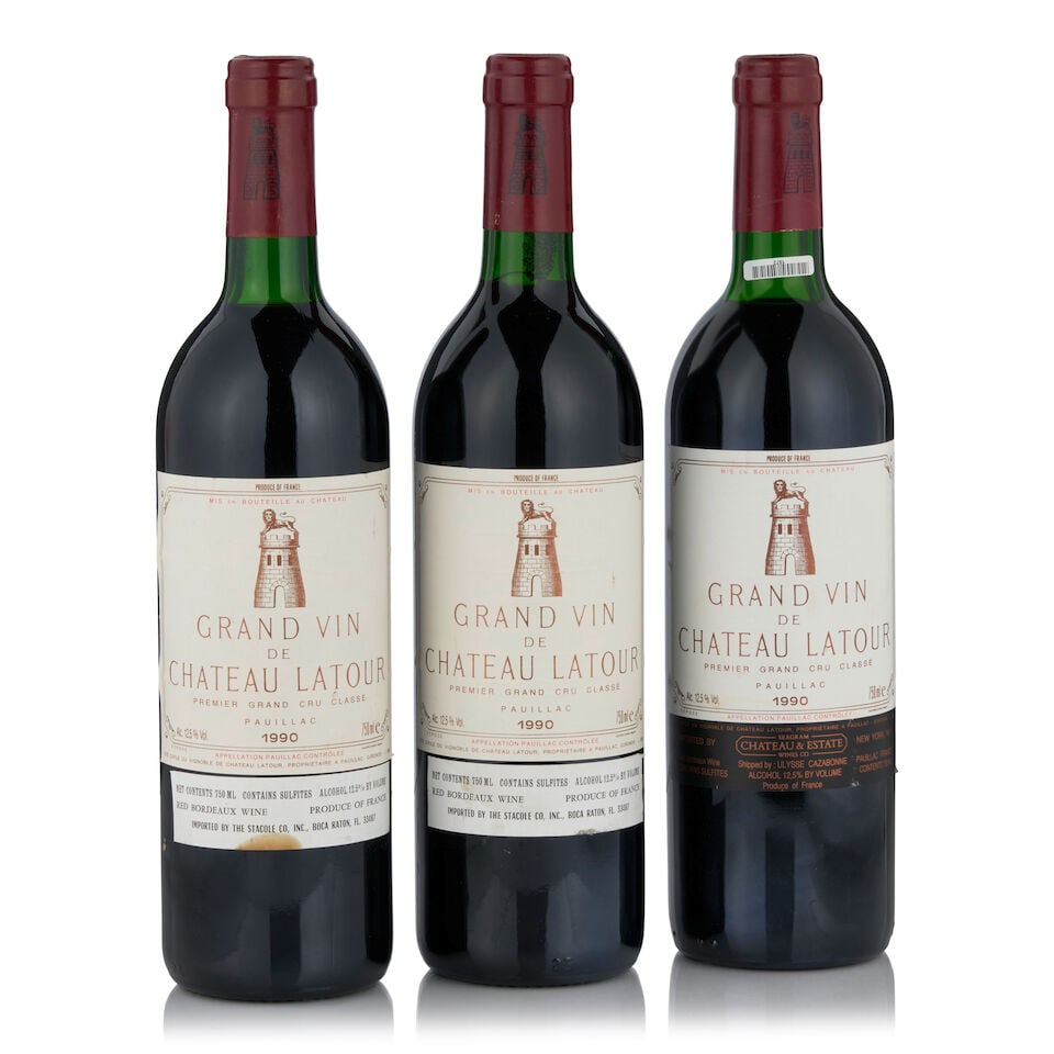 Château Latour, 1990 (3 bottles, 750ml) (1 of 1)