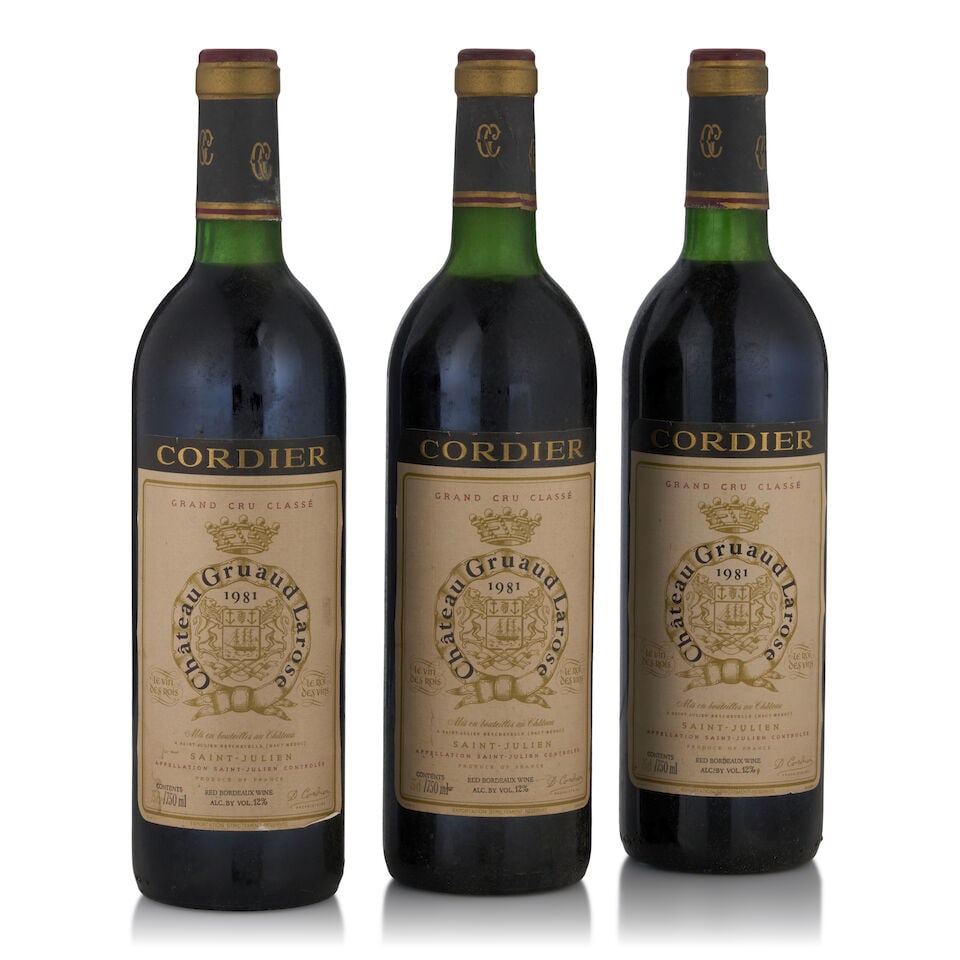 Château Gruaud Larose, 1981 (3 bottles, 750ml) (1 of 1)