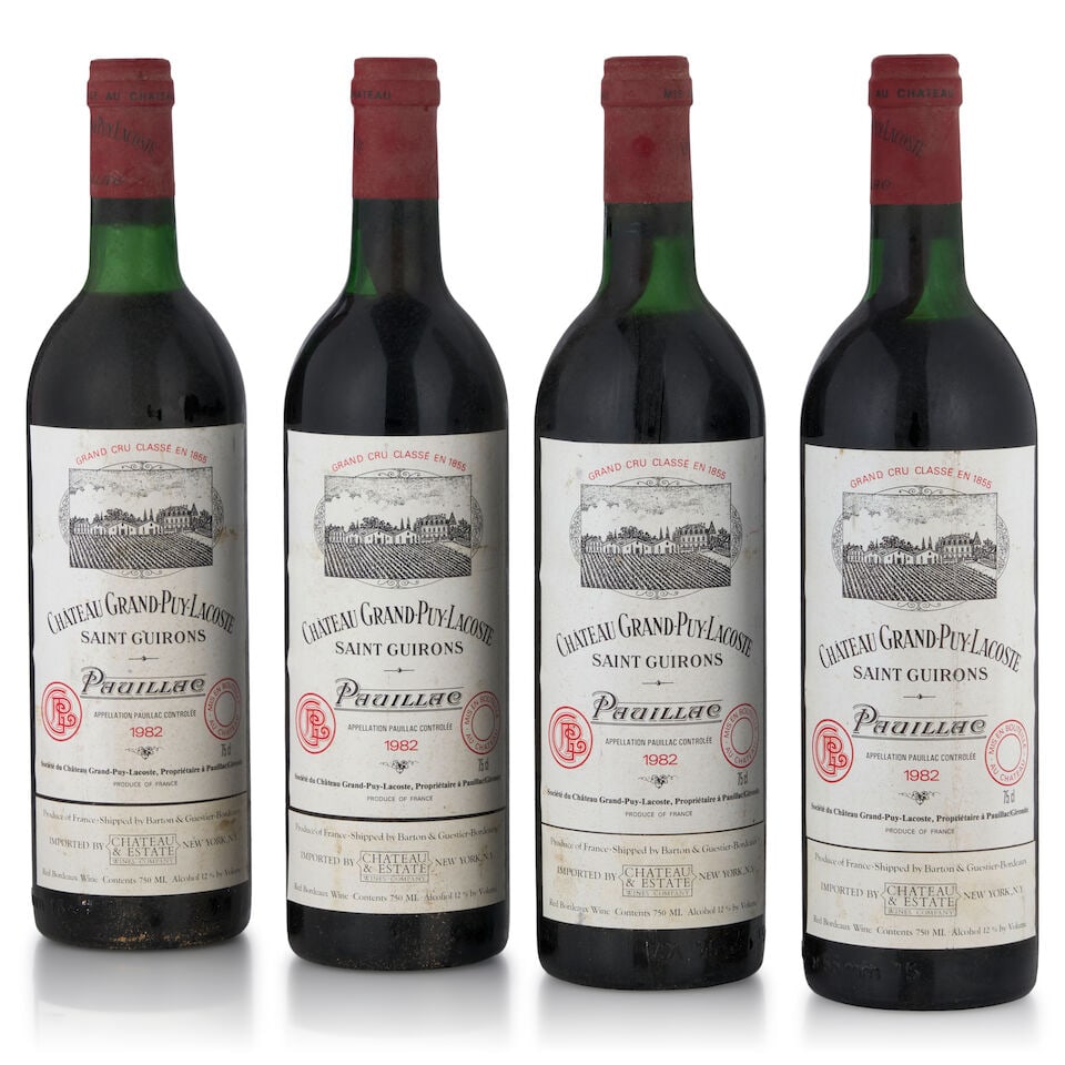 Château Grand-Puy-Lacoste, 1982 (4 bottles, 750ml) (1 of 1)