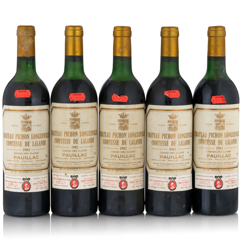 Château Pichon Lalande, 1982 (5 bottles, 750ml) (1 of 1)