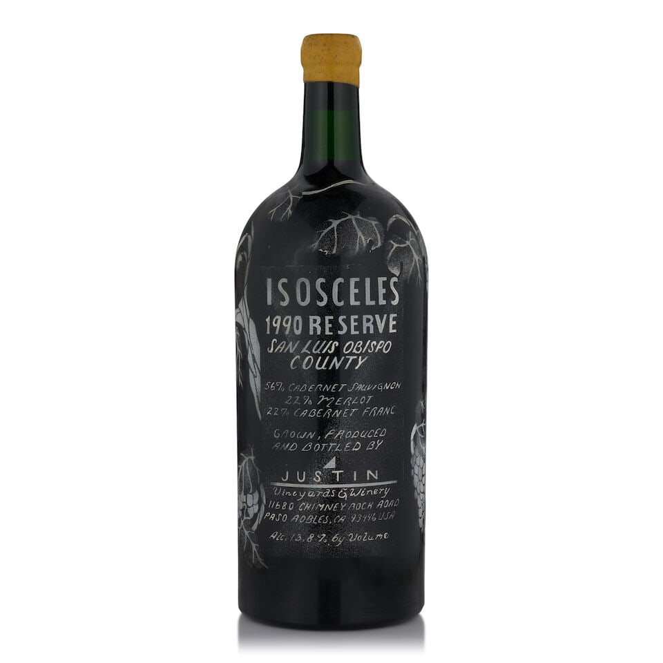 Justin Vineyards, Isosceles Reserve, 1990 (1 bottle, 6L) (1 of 3)