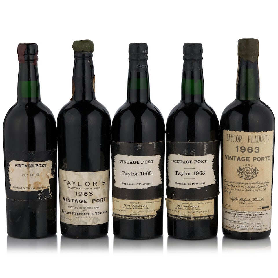 Taylor's Vintage Port, 1963 (5 bottles, 750ml) (1 of 1)
