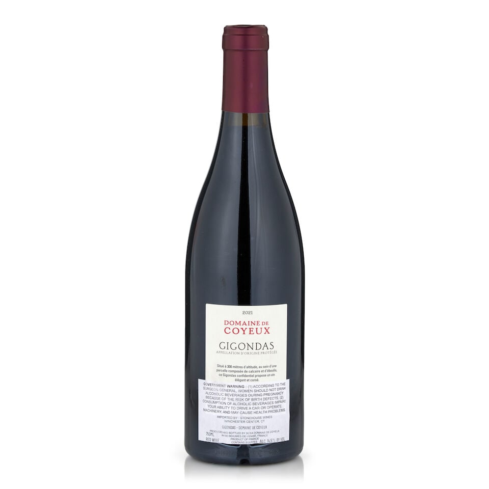 Domaine de Coyeux, Gigondas, 2021 (12 bottles, 750ml) - 2