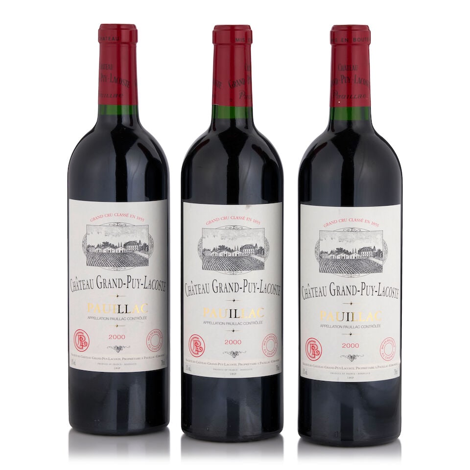Château Grand-Puy-Lacoste, 2000 (3 bottles, 750ml) (1 of 1)