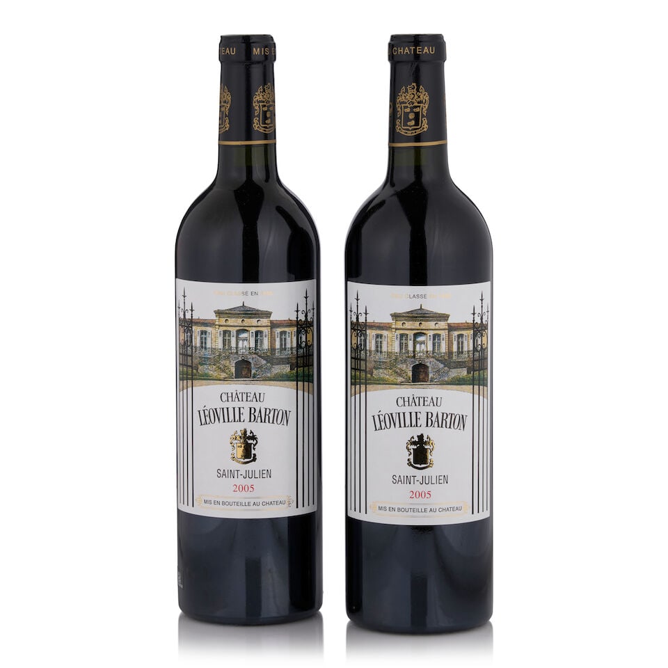 Château Léoville-Barton, 2005 (2 bottles, 750ml): Château Léoville-Barton, 2005 (2 bottles, 750ml) Region: St. Julien Fill Level: into neck Footnotes: Bordeaux, Left Bank This lot is subject to the following lot symbols: • •