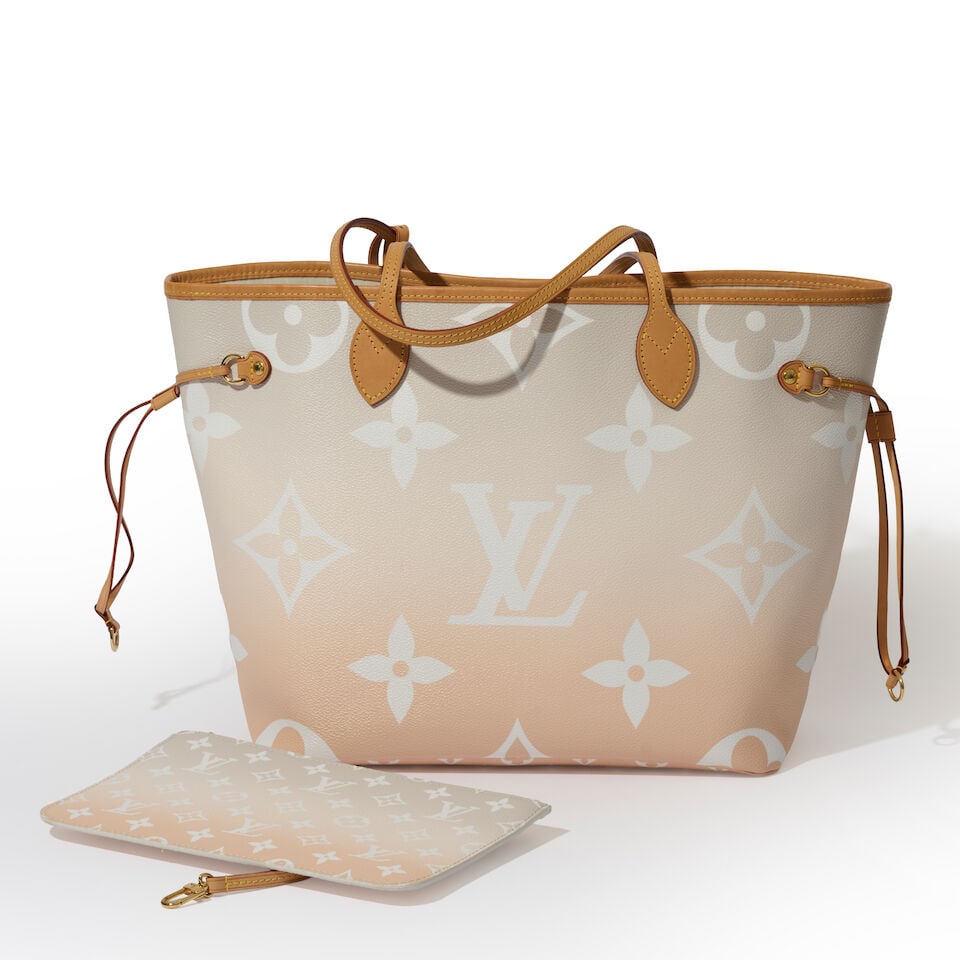 Louis Vuitton, collection LV by The Pool 2021. Sac Neverfull MM en toile Monogram brume dans les... - 3