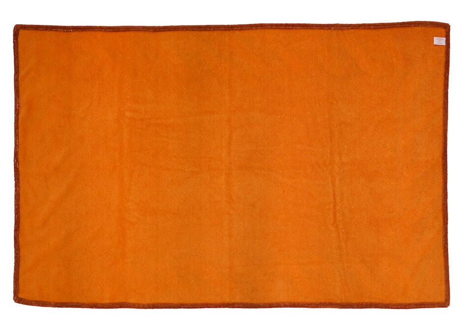 Hermès Paris. Tapis de plage Torsade Marine en coton Tan et Brun. Hermès Paris. Torsad... - 2