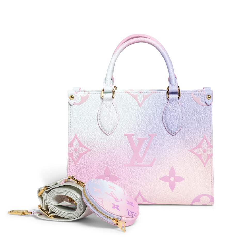 Louis Vuitton, année 2022. Sac OnTheGo PM en toile Giant Monogram Sunrise pastel. Louis Vui... - 3