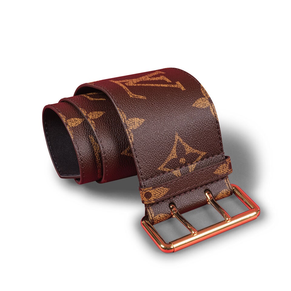 Louis Vuitton. Ceinture Maxi en toile Monogram géant. Louis Vuitton. Maxi belt in giant Mo... (1 of 2)