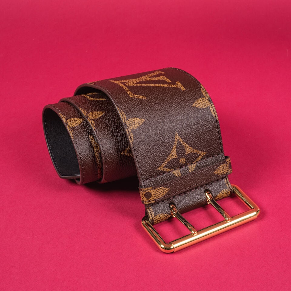 Louis Vuitton. Ceinture Maxi en toile Monogram géant. Louis Vuitton. Maxi belt in giant Mo... - 2