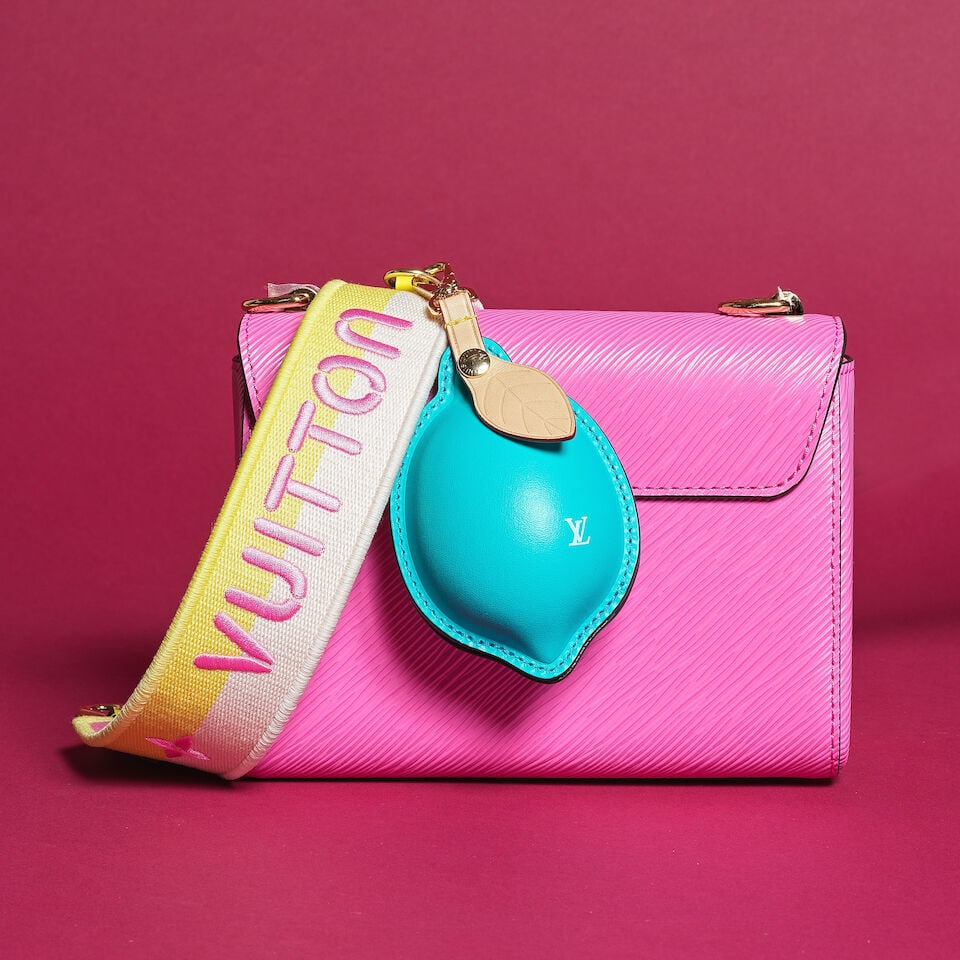 Louis Vuitton, année 2022. Sac Twist en cuir Epi rose. Louis Vuitton, 2022. Twist bag in pi... - 3