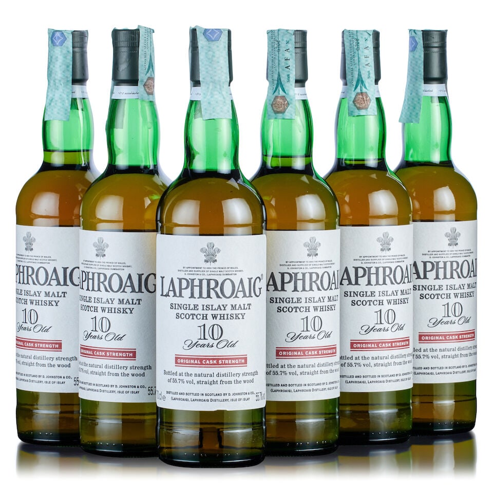 Laphroaig 10 Year Old Original Cask Strength (6x 70cl) (1 of 3)