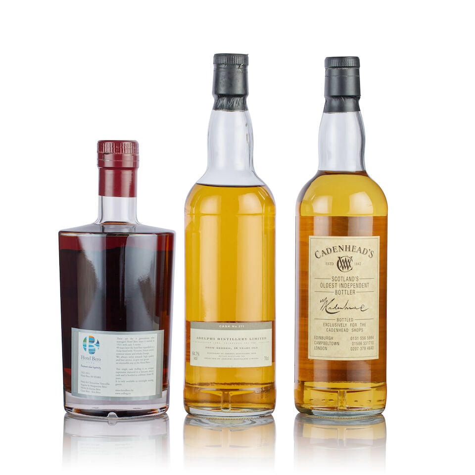 Ardbeg Malts of Scotland , 1991 (1x 70cl) Ardbeg Adelphi 18 Year Old, 1978 (1x 70cl) Ardbeg 11 ... - 2