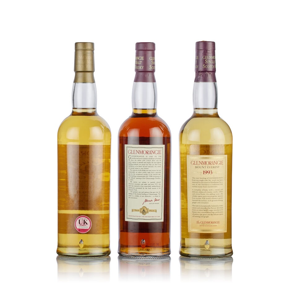 Glenmorangie Single Cask #5979, 1990 (1x 75cl) Glenmorangie , 1971 (1x 70cl) Glenmorangie 10 Yea... - 2
