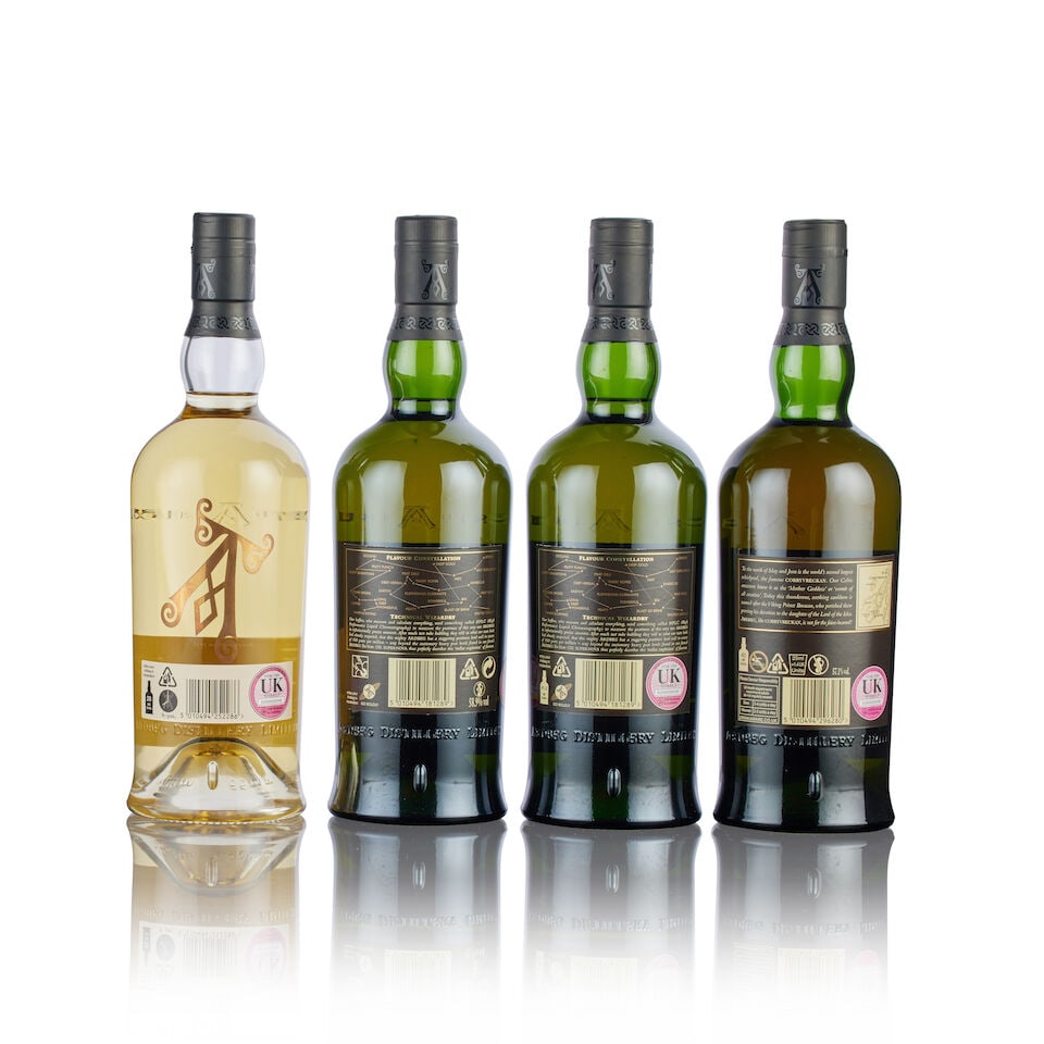 Ardbeg Blasda (1x 70cl) Ardbeg Supernova Stellar Release, 2009 (2x 70cl) Ardbeg Corryvreckan (1x... - 2