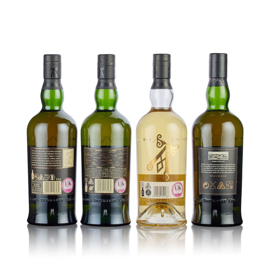 Ardbeg Corryvreckan (1x 70cl) Ardbeg Supernova (1x 70cl) Ardbeg Blasda (1x 70cl) Ardbeg Uigeada... - 2