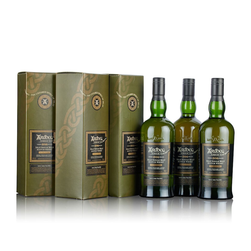 Ardbeg Airigh Nam Beist, 1990 (1x 70cl) Ardbeg Airigh Nam Beist, 1990 (1x 70cl) Ardbeg Airigh N... (1 of 2)