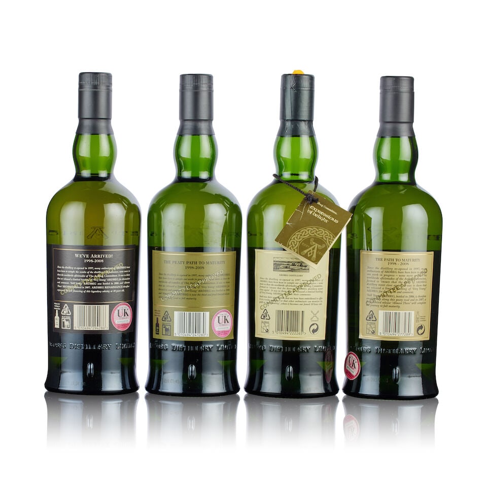 Ardbeg Renaissance, 1998 (1x 70cl) Ardbeg Almost There 3rd Release, 1998 (1x 70cl) Ardbeg Very ... - 2