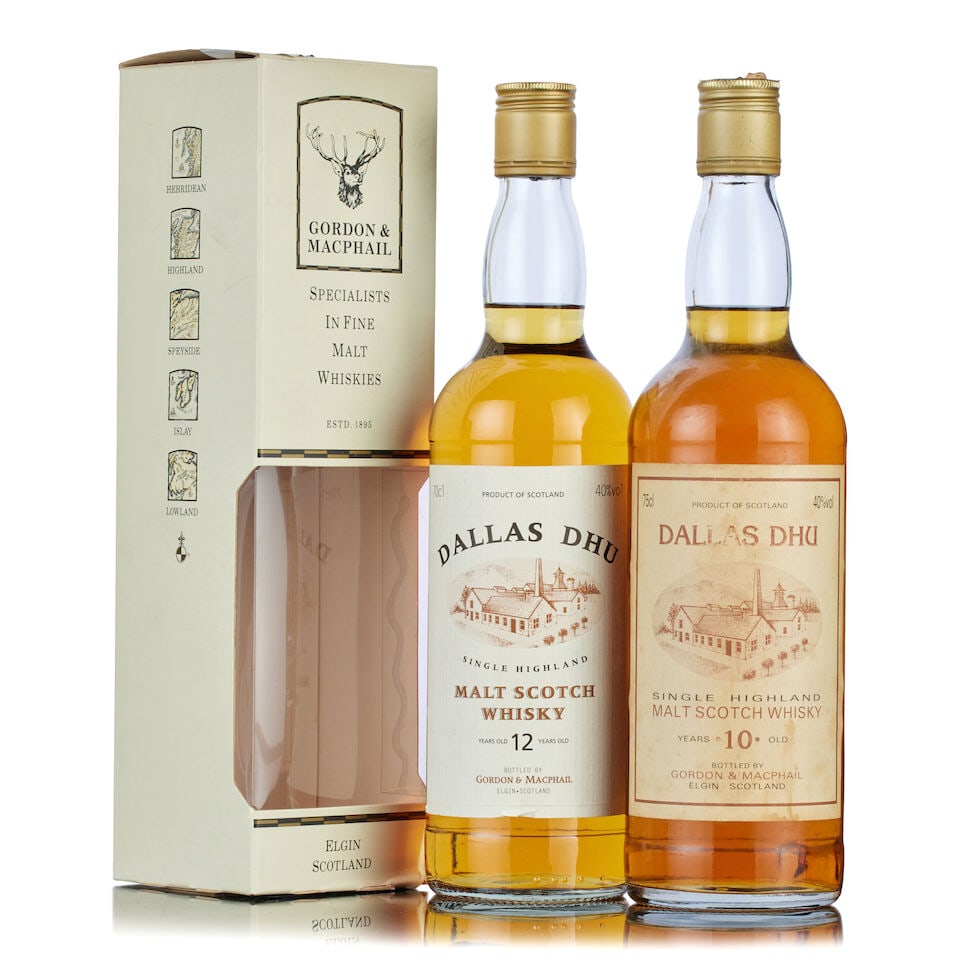Dallas Dhu Gordon & Macphail 10 Year Old (1x 70cl) Dallas Dhu Gordon & Macphail 12 Year Old (1x ... (1 of 1)