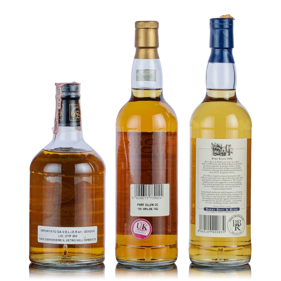 Port Ellen 23 Year Old, Signatory Vintage, 1978 (1x 70cl) Port Ellen Connoisseurs Choice, Gor... - 2