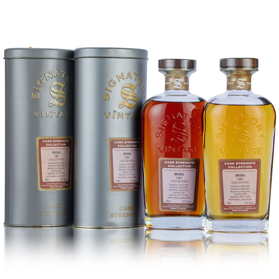 Brora 26 Year Old Signatory Cask Strength Collection, 1981 (1x 70cl) Brora 23 Year Old Signato... (1 of 1)