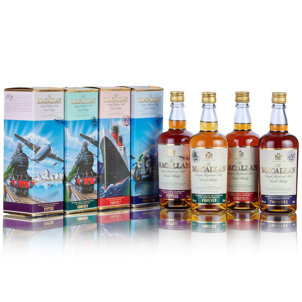 The Macallan Twenties (1x 50cl) The Macallan Thirties (1x 50cl) The Macallan Forties (1x 50cl) T... (1 of 2)