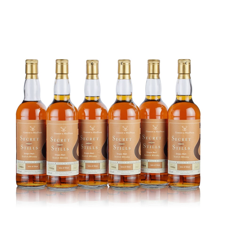 Talisker Gordon & MacPhail Secret Stills, 21 Year Old, 1986 (6x 70cl) (1 of 4)