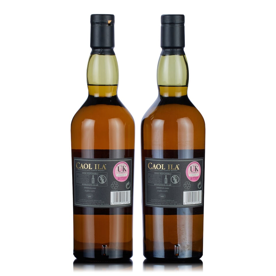 Caol Ila 25 Year Old Flora & Fauna, Limited Release, 1990s (2x 70cl) - 2