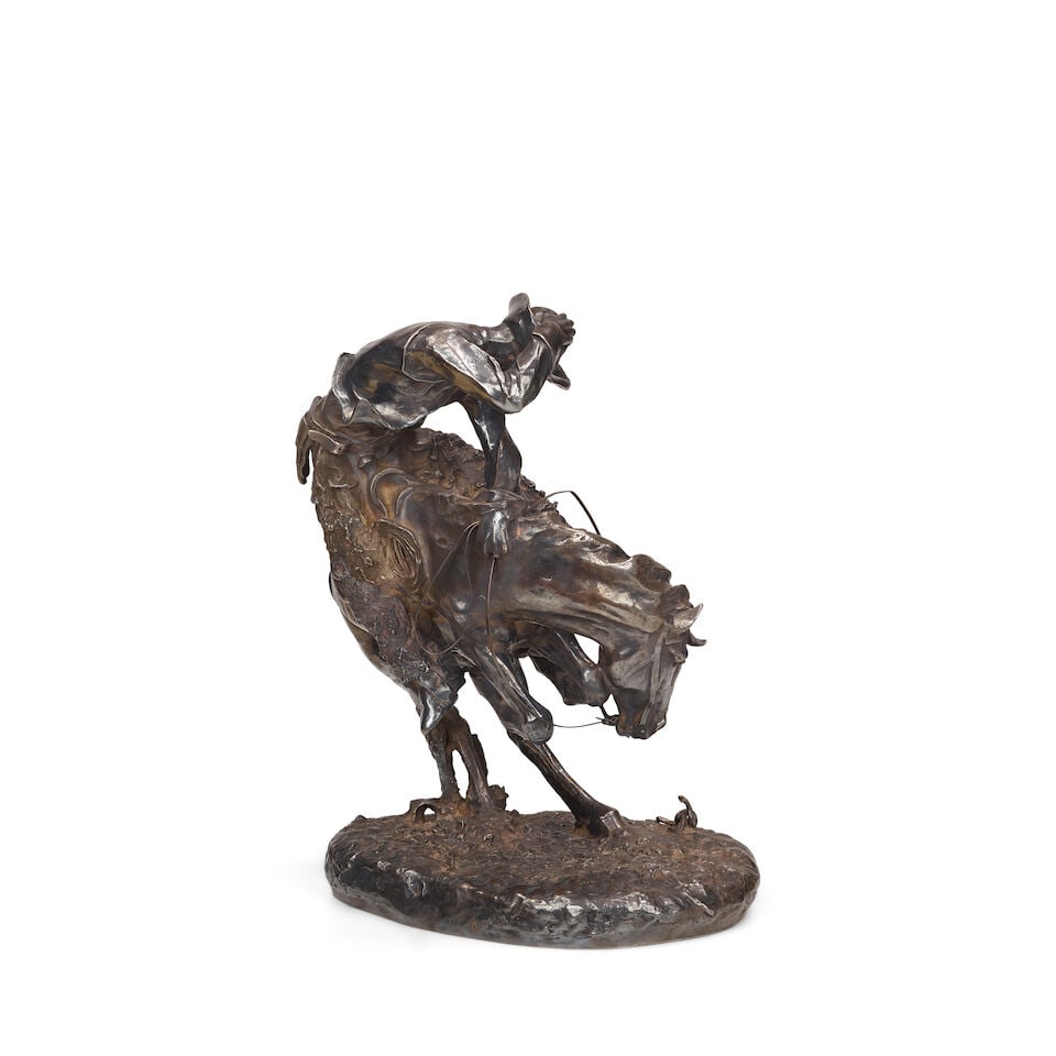 After FREDERIC REMINGTON The Rattlesnake 21 1/2 in. high - 5