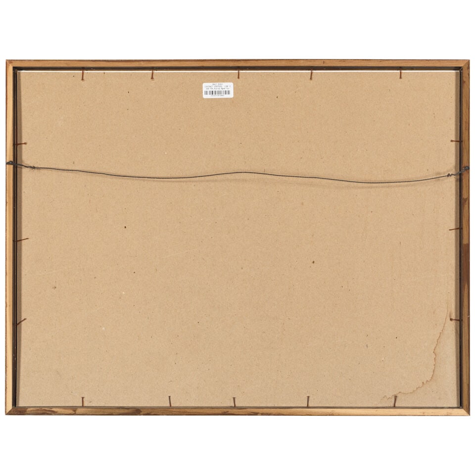 JADE FON WOO (1911-1983) Alcatraz sight 14 1/2 x 21 1/2 in. - 2