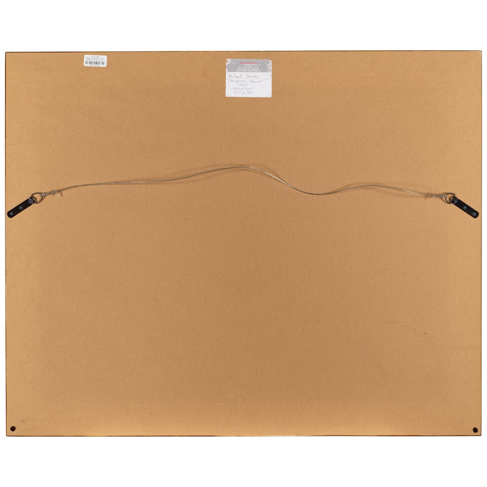 MILLARD SHEETS (1907-1989) Christmas, Taxco sight 22 x 30 in. (Executed in 1959.) - 2