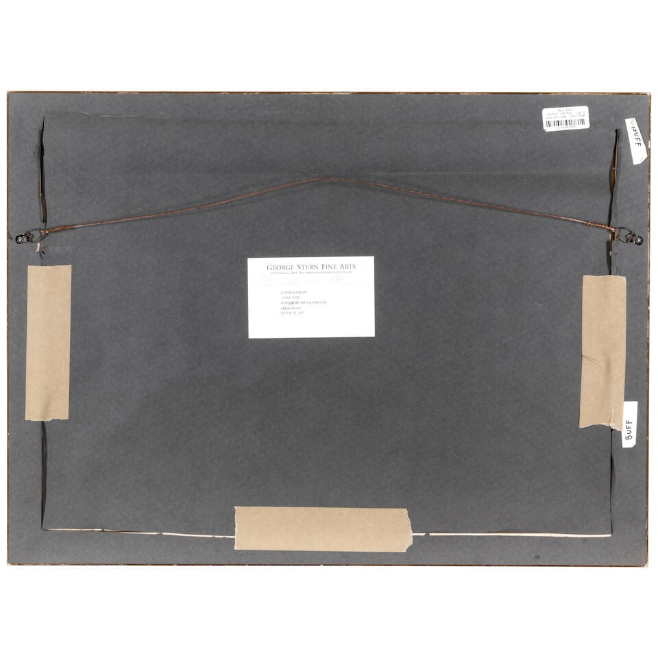 CONRAD BUFF (1886-1975) Rainbow Mesa 17 3/4 x 25 in. - 2