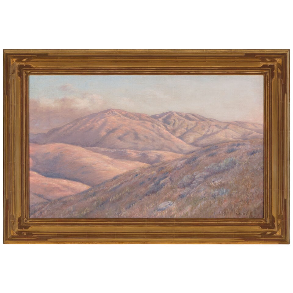 LOUIS EDWARD REA (1868-1927) Mt. Diablo (North Peak - right) From near Clayton, Contra Costa Co.... - 3