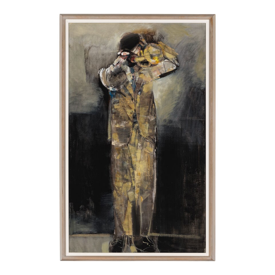 ARTHUR OKAMURA (1932-2009) Miles Davis 50 1/4 x 30 in. - 3