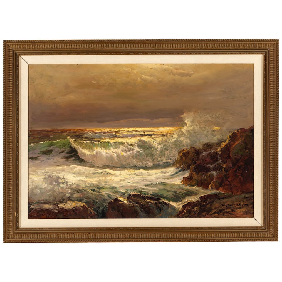ROBERT WILLIAM WOOD (1889-1979) Seascape 22 x 32 in. - 3