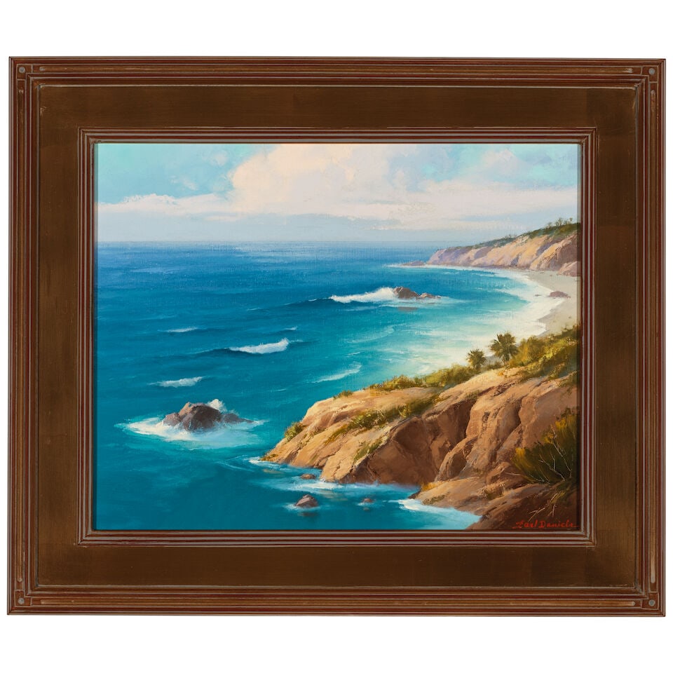 EARL I. DANIELS (1920-1999) Crown Pt. and El Morro, Laguna Beach (a group of two) first 16 x 20... - 4