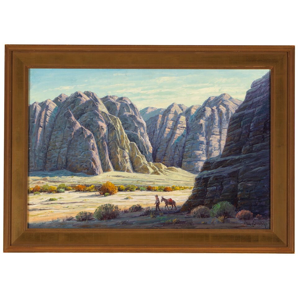 PAUL GRIMM (1891-1974) Nature's Sculpture 20 x 30 in. - 2