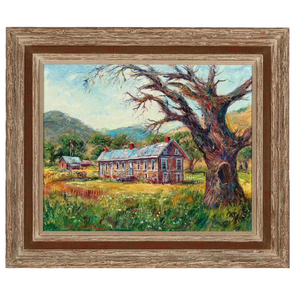 BEN ABRIL (1923-1995) Ft. Tejon Military Post 24 x 30 in. - 3