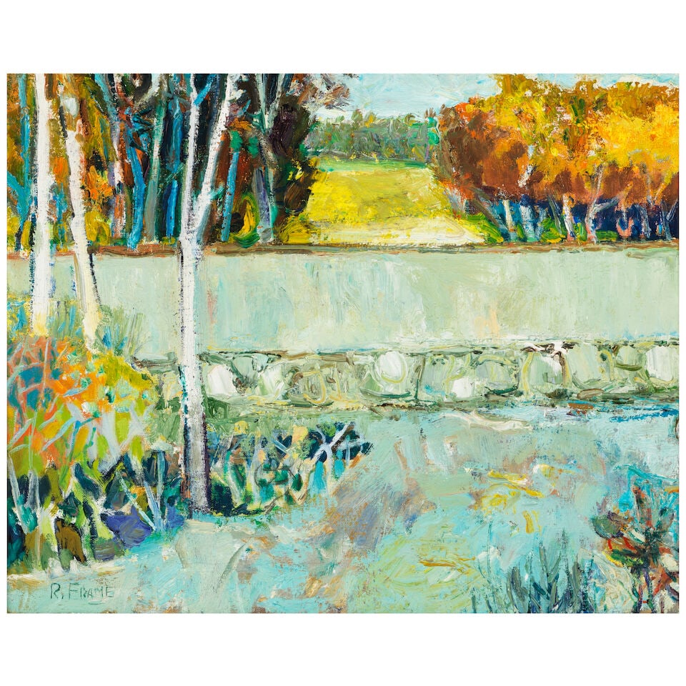 ROBERT AARON FRAME (1924-1999) Autumn Landscape 16 x 20 in. - 2