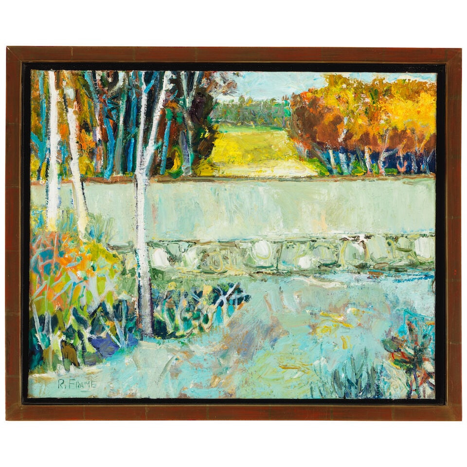 ROBERT AARON FRAME (1924-1999) Autumn Landscape 16 x 20 in. - 3
