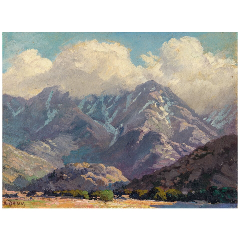 PAUL GRIMM (1891-1974) Desert Autumn, Palm Springs, Calif. and Approaching Cumulus (a group of t... - 5