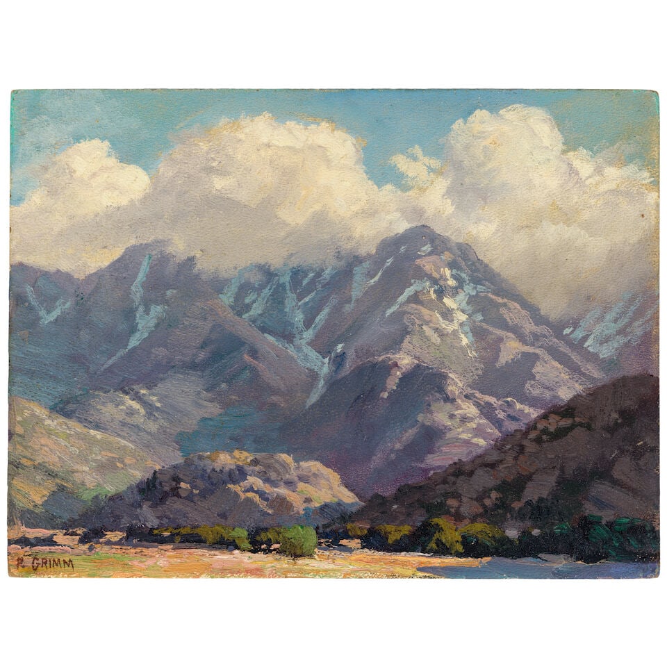 PAUL GRIMM (1891-1974) Desert Autumn, Palm Springs, Calif. and Approaching Cumulus (a group of t... - 6