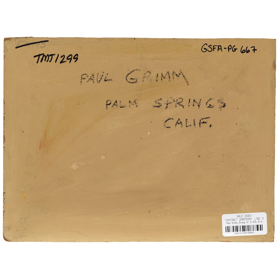 PAUL GRIMM (1891-1974) Desert Autumn, Palm Springs, Calif. and Approaching Cumulus (a group of t... - 8