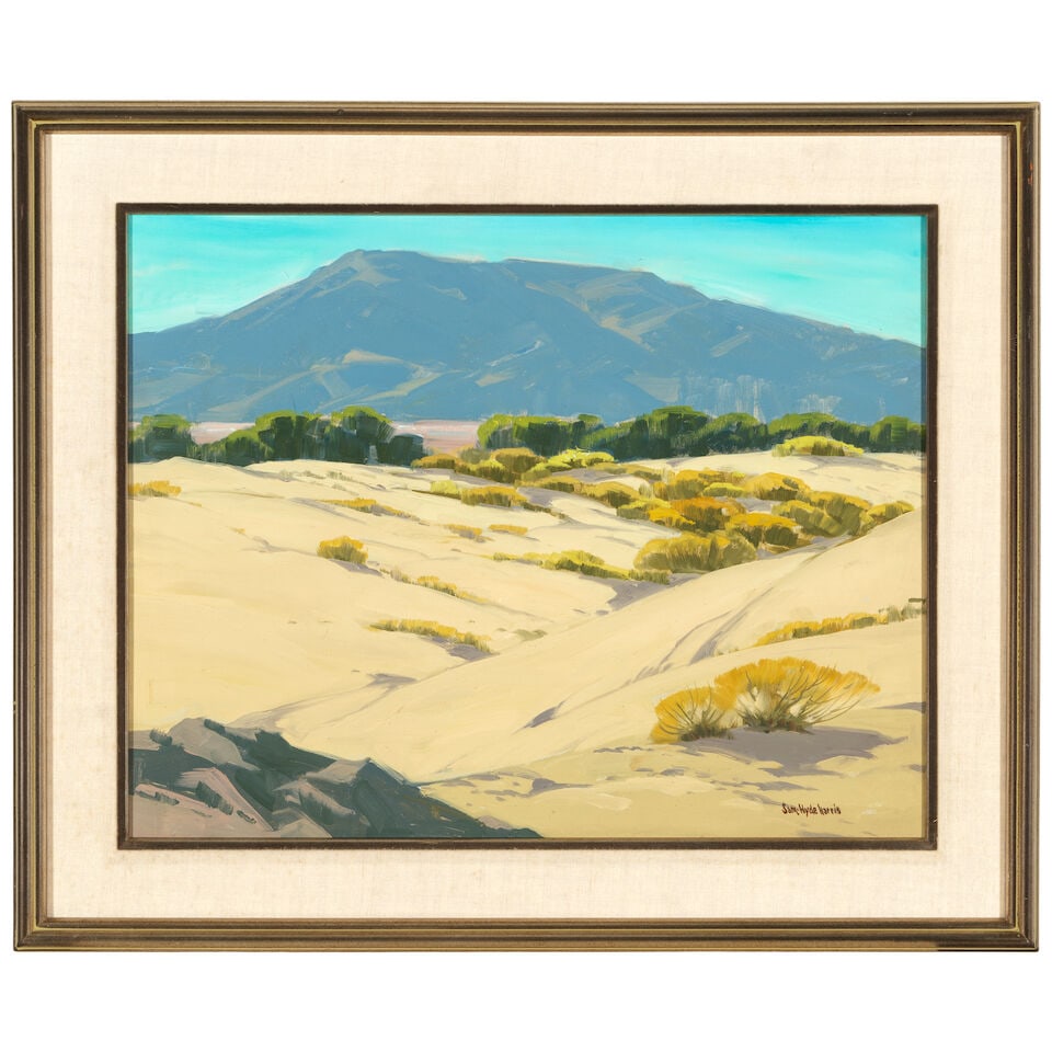 SAM HYDE HARRIS (1889-1977) Desert Dunes 22 x 28 1/4 in. - 3