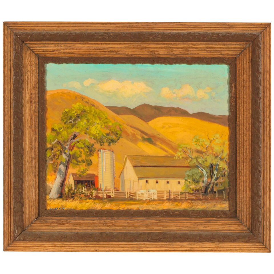 ALFRED R. MITCHELL (1888-1972) Ranch Near San Luis Obispo 16 x 20 in. - 3